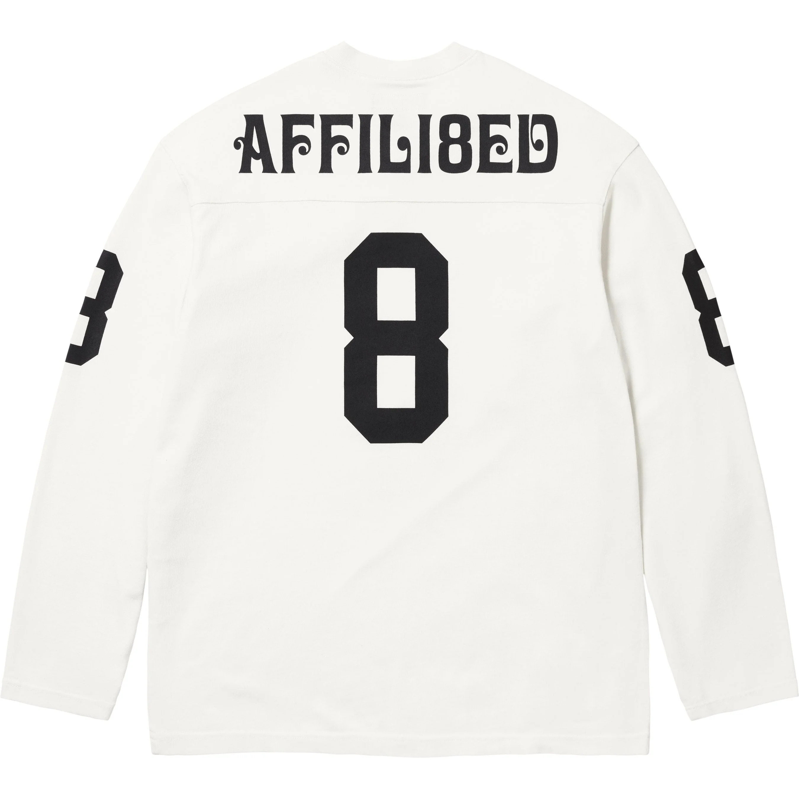 Affiliated L/S Football Top view 8